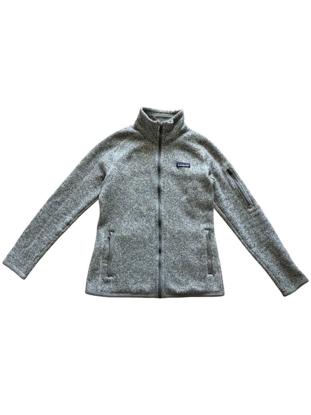 Patagonia Better Sweater Full Zip Fleece Jacket Womens Small S Gray Marled Coat